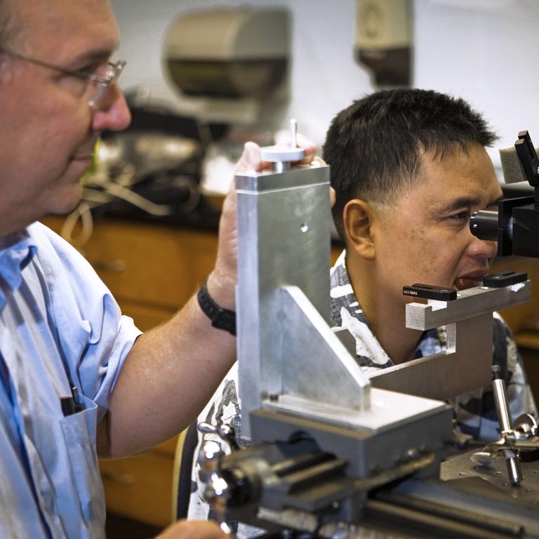 Dr. Burns oversees research in his lab